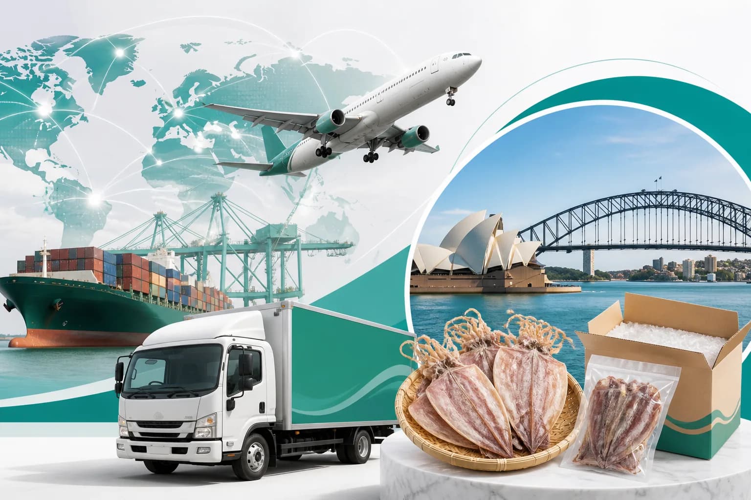 Gửi khô mực đi Úc: Hướng dẫn khai báo, đóng gói và giao tận nhà an toàn
