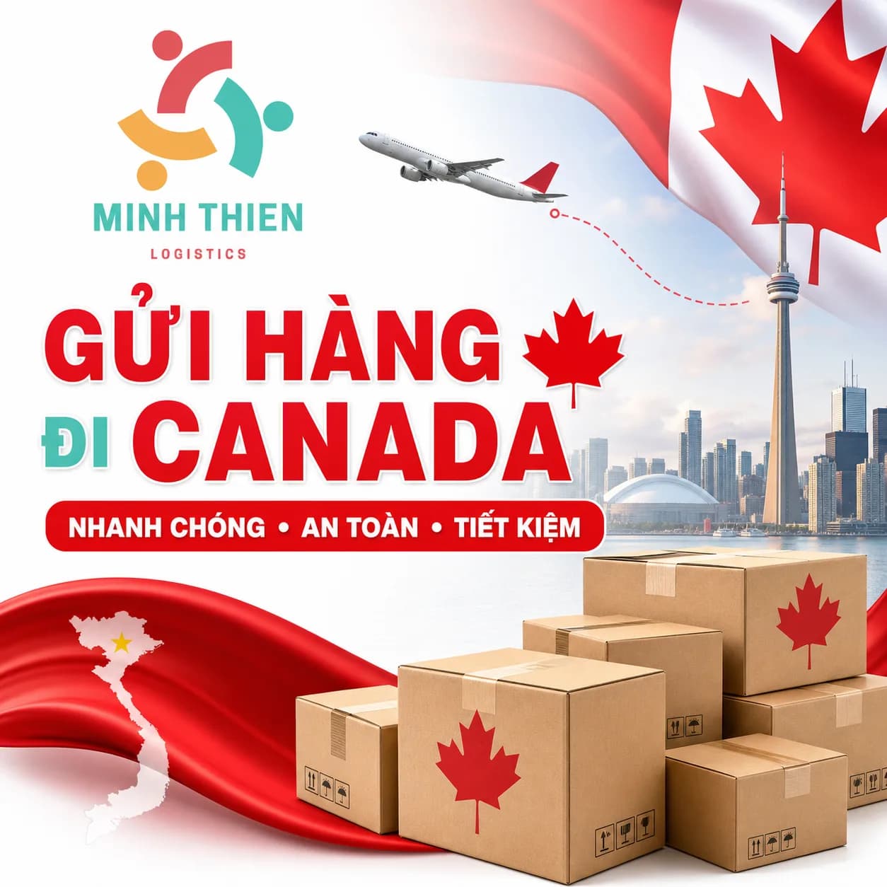 Gửi hàng đi Calgary: Bảng giá và Thủ tục hải quan CBSA mới nhất